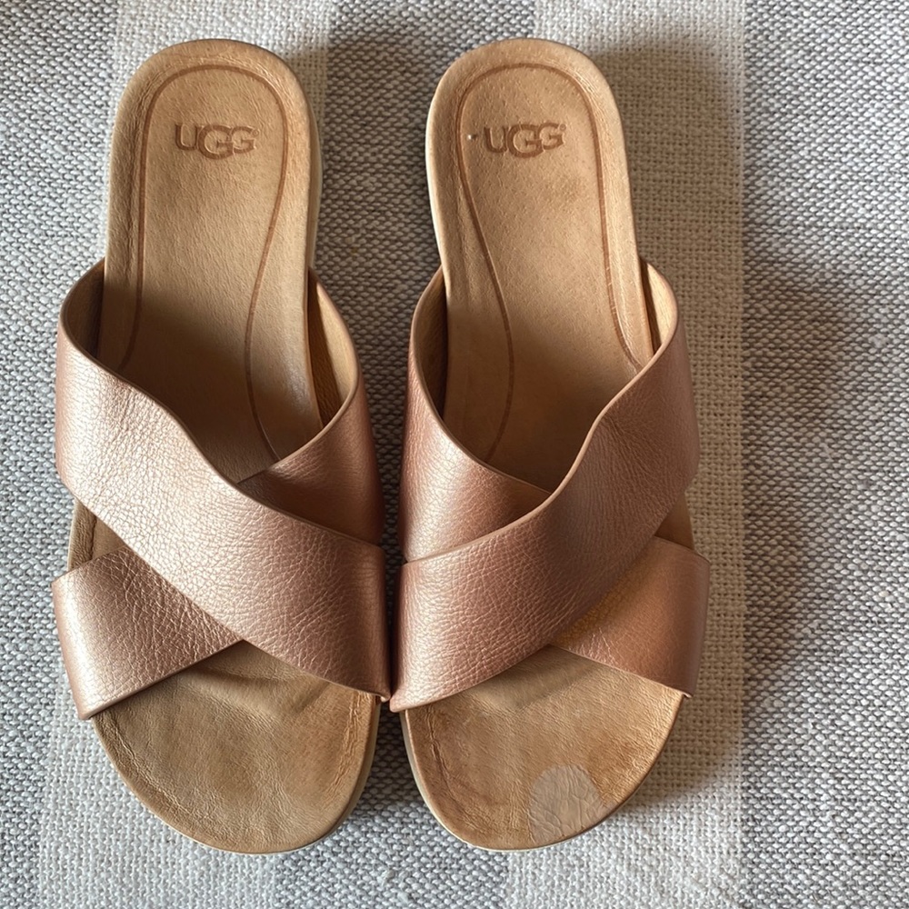 UGG Rose Gold Kari Slide 7.5